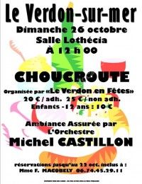 Déjeuner Choucroute