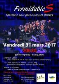 FormidableS - Spectacle pour Percussions et Choeurs