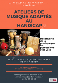 Ateliers de Musique Adaptés au Handicap