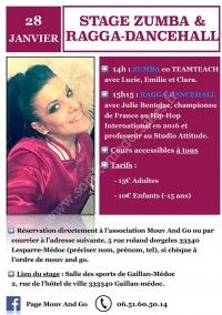 Stage de ZUMBA et Ragga Dancehall