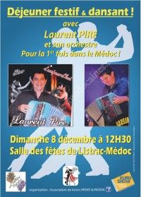 Dîner festif et dansant avec Laurent Pire