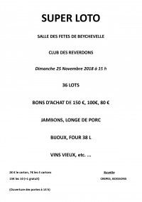Loto des reverdons