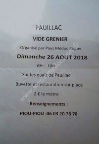 Vide-greniers du Rugby Pays Médoc