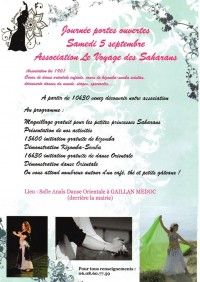 Journée Portes Ouvertes Association Le voyage des Saharans