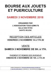 BOURSE AUX JOUETS ET PUERICULTURE