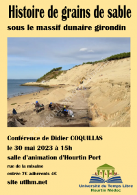 Histoire de grains de sable sous le massif dunaire girondin