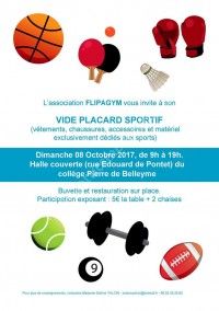 Vide placard sportif