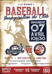 Inauguration du club de Baseball
