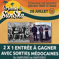 Chef & The Gang et Eliasse en concert : Gagne ton entrée pour le 28 juillet 2022 à Vertheuil