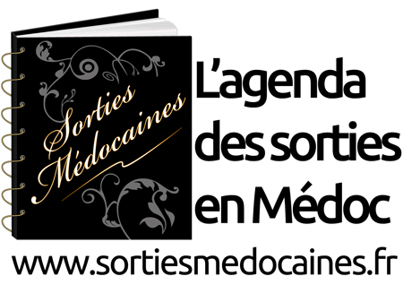 Logo Sorties Médocaines - Logo Blanc